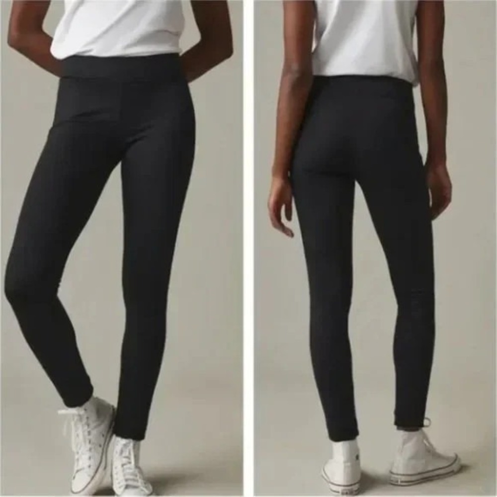 NWT American Giant No BS Ponte Pant WOmens 4 Black Sculpting Slim Leggings USA